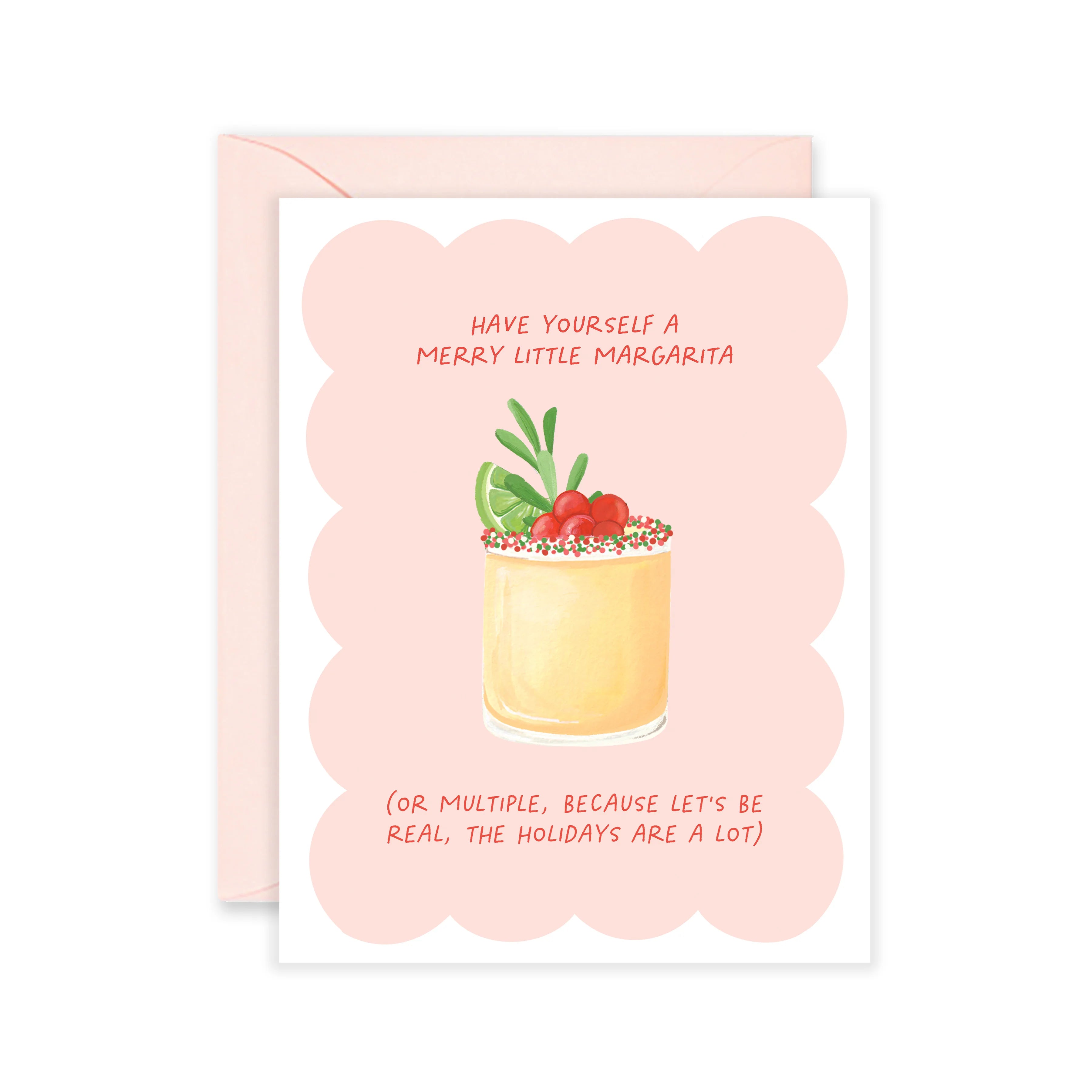 Merry Margarita Christmas Card