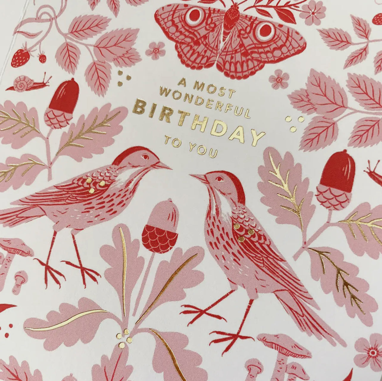 Flora & Fauna Birthday Card
