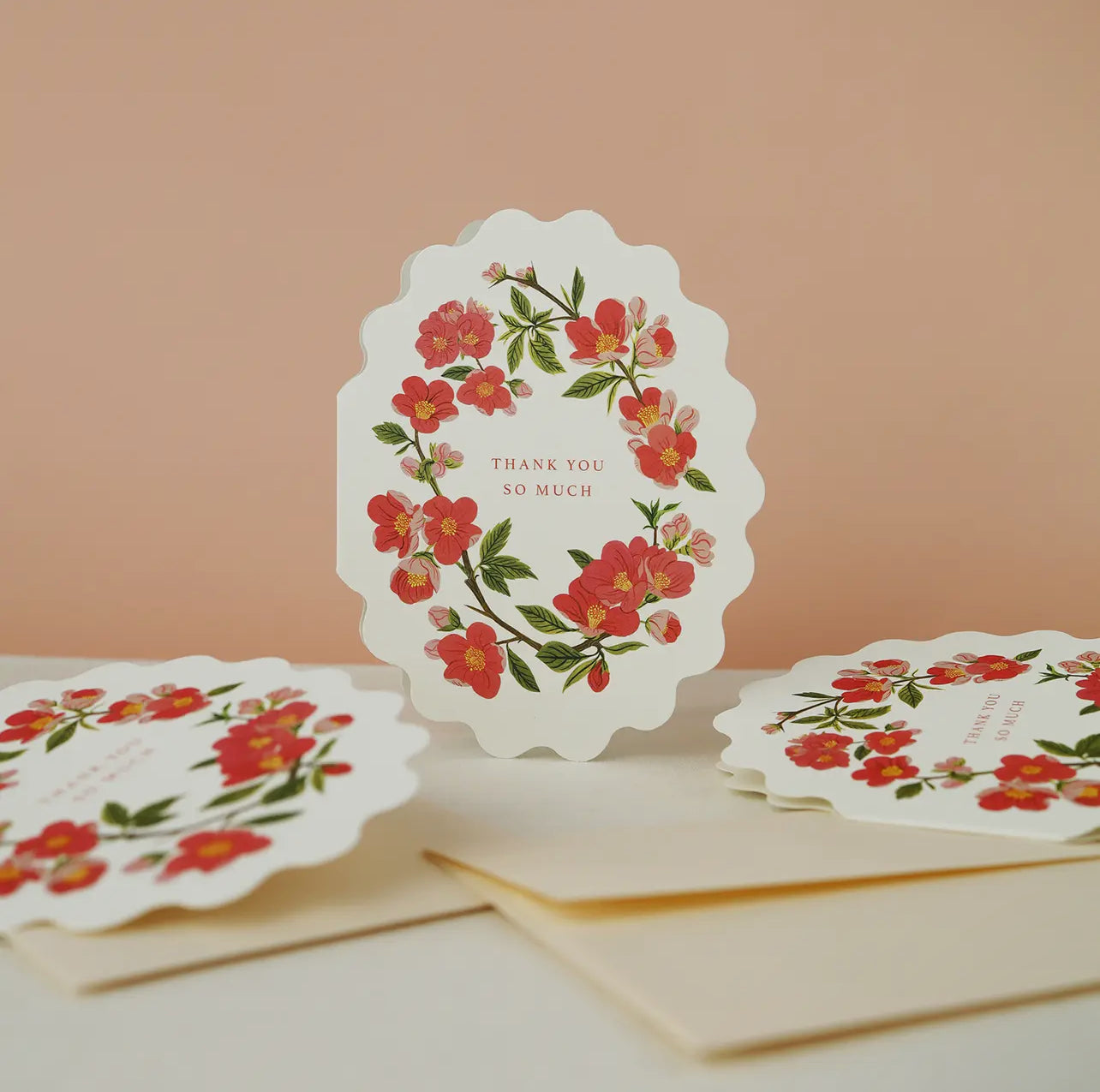 Floral Thank You Card