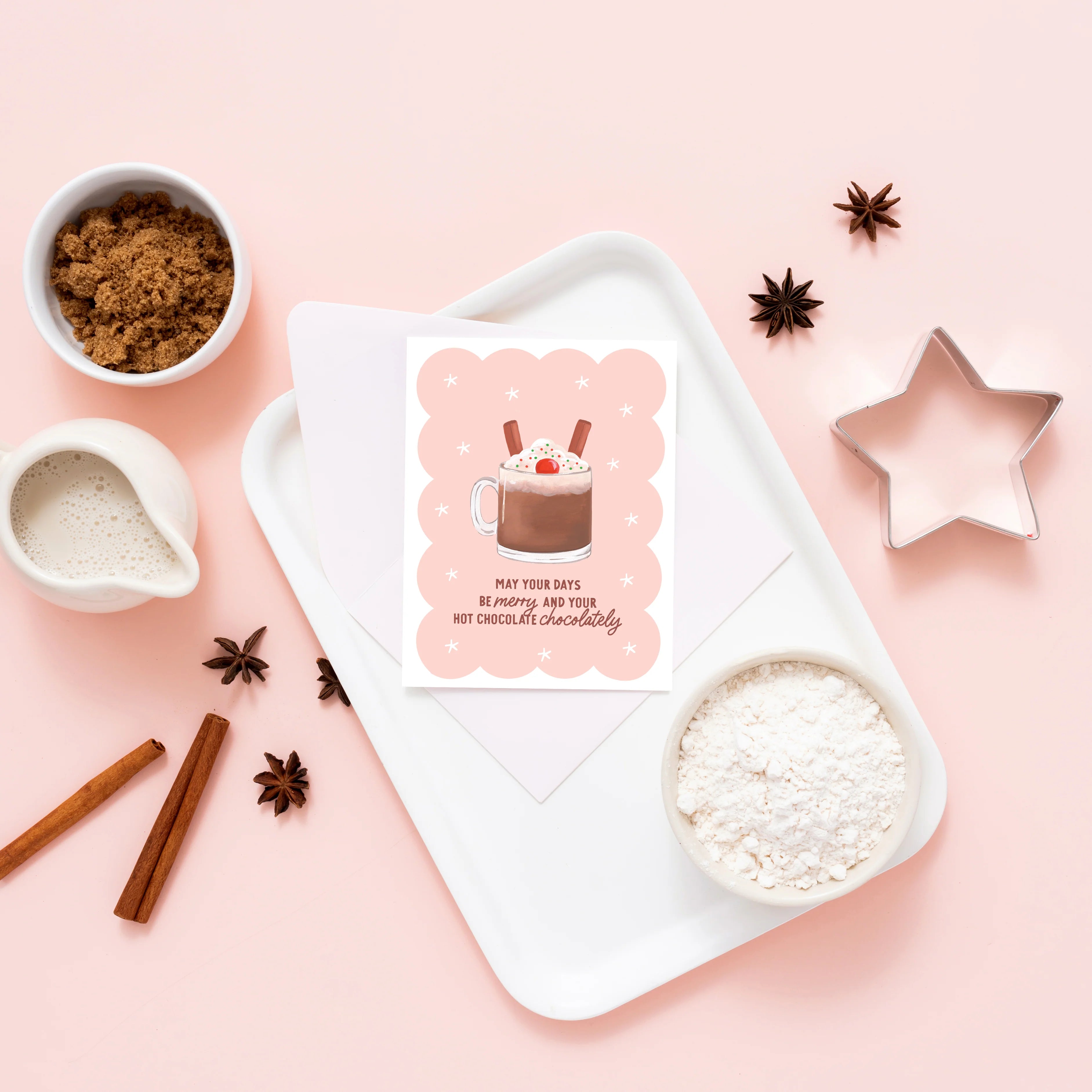 Hot Chocolate Christmas Card