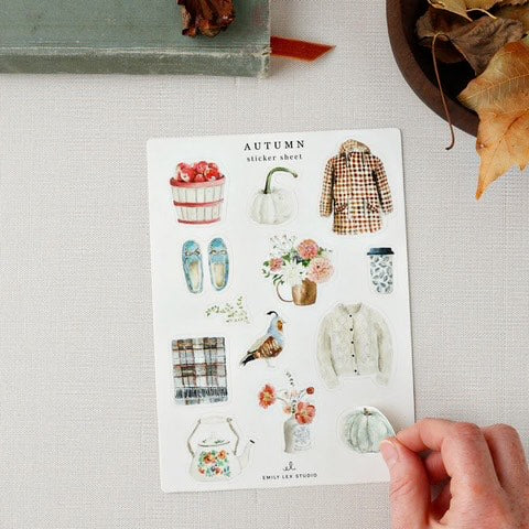 Autumn Sticker Sheets