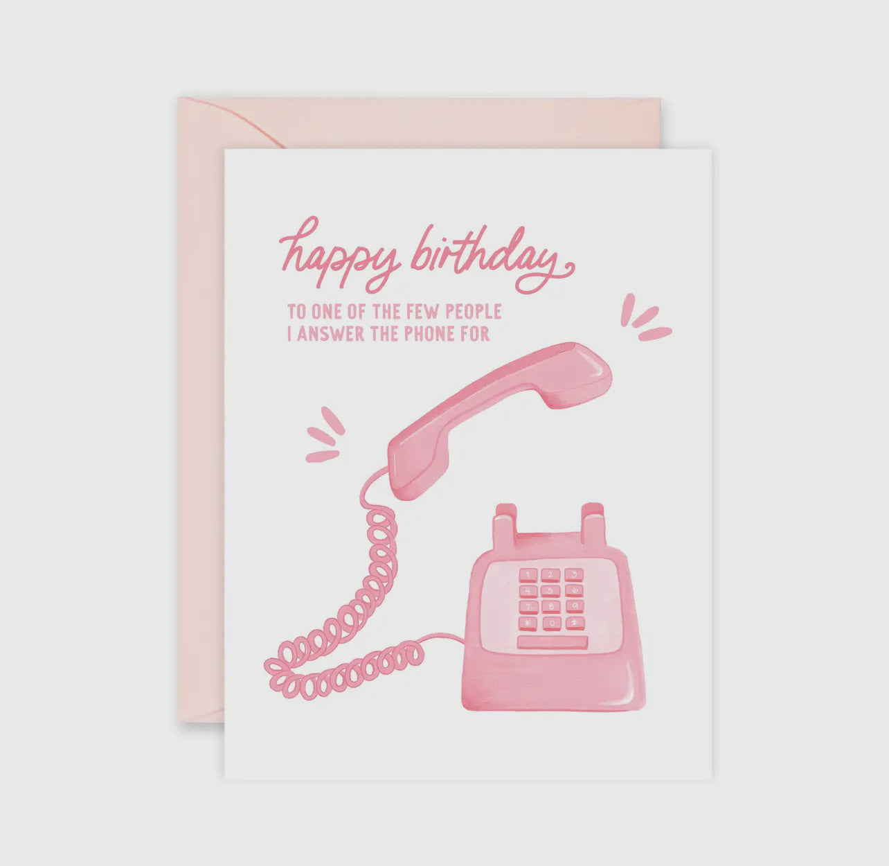 Vintage Phone Birthday Card