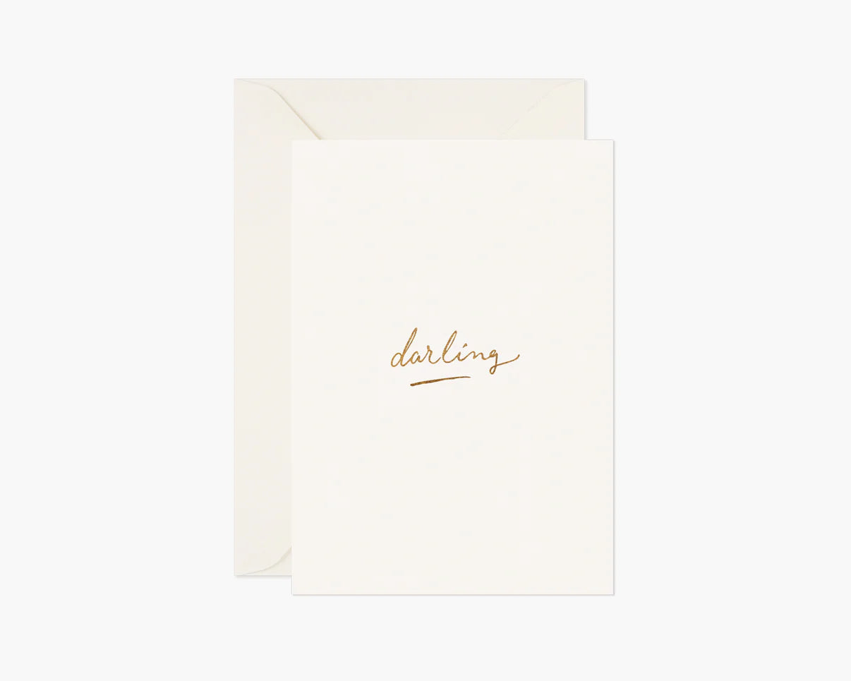 Darling Greeting Card