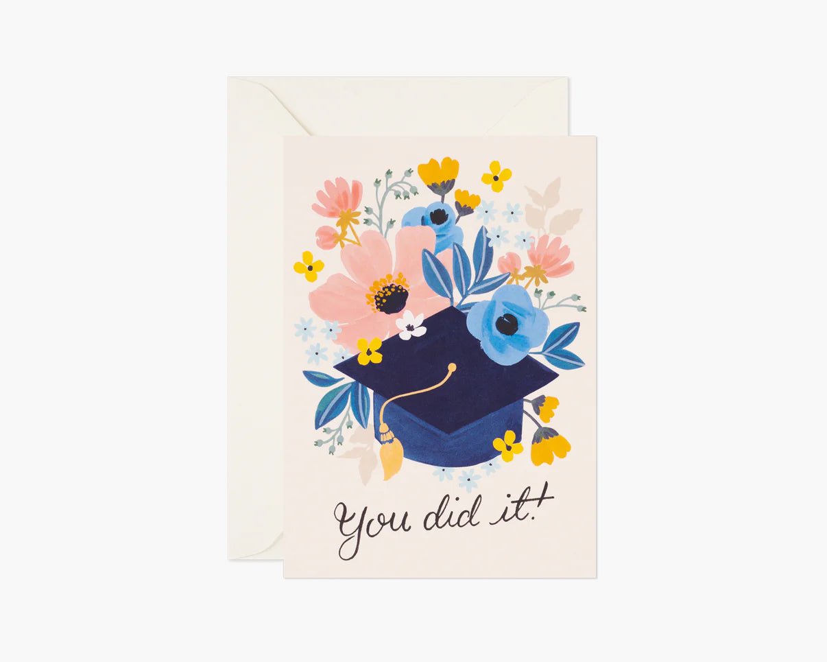 Graduation "you did it" Card