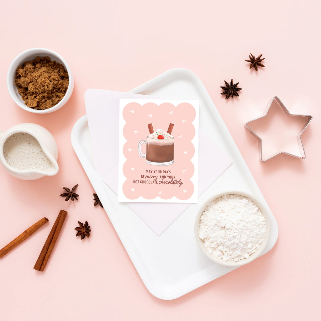 Hot Chocolate Christmas Card